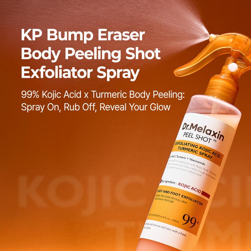 Kojic Acid x Turmeric Exfoliating Spray for Smooth, Radiant Skin